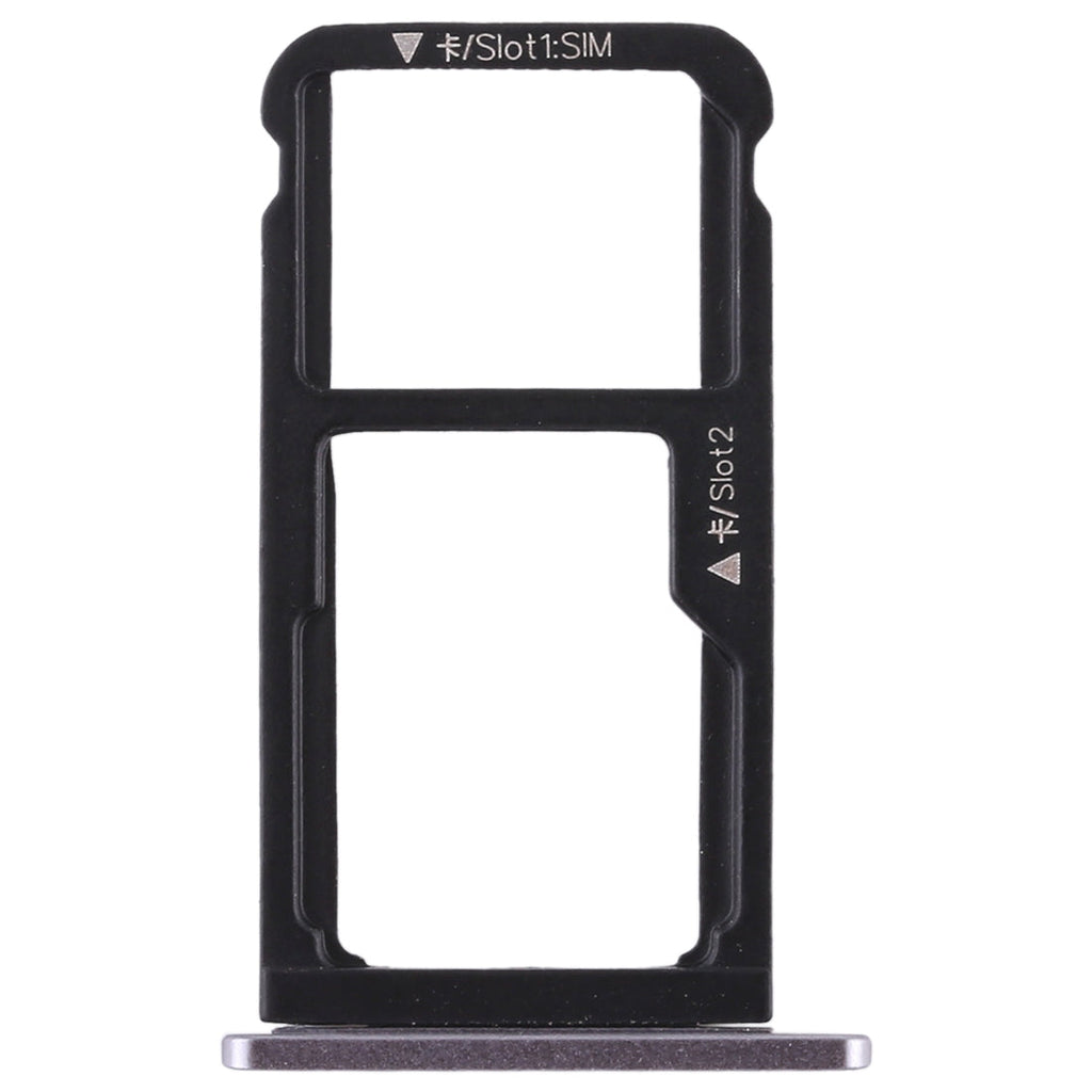 SIM Card Tray + SIM Card Tray / Micro SD Card Tray for Huawei Enjoy 6s (Grey)