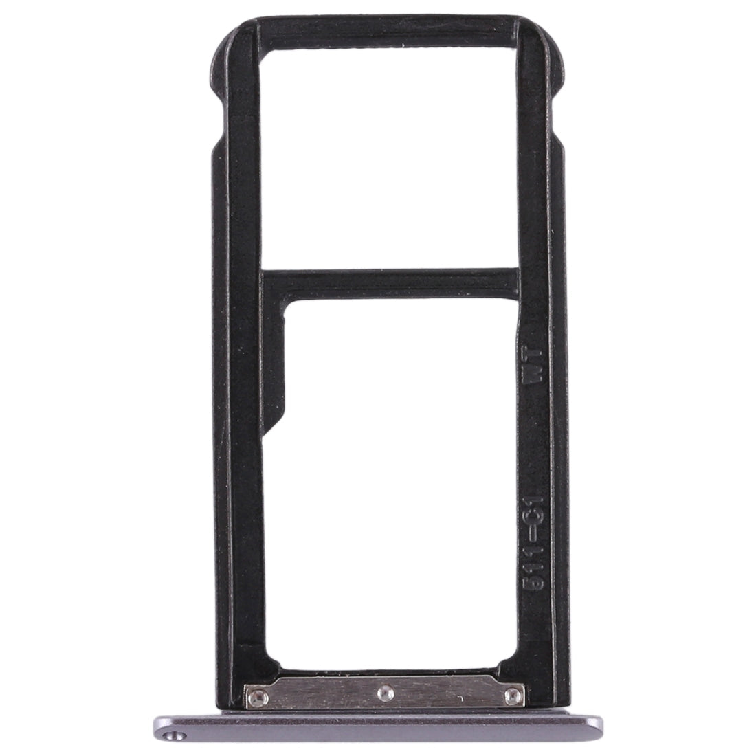 SIM Card Tray + SIM Card Tray / Micro SD Card Tray for Huawei Enjoy 6s (Grey)