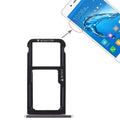SIM Card Tray + SIM Card Tray / Micro SD Card Tray for Huawei Enjoy 6s (Grey)