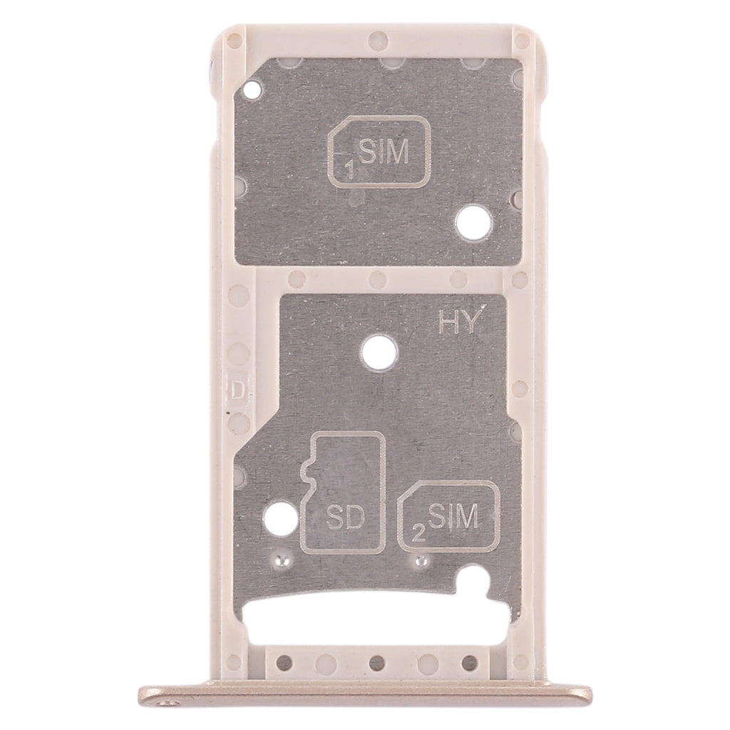 2 SIM Card Tray / Micro SD Card Tray for Huawei Enjoy 6 / AL10(Gold)