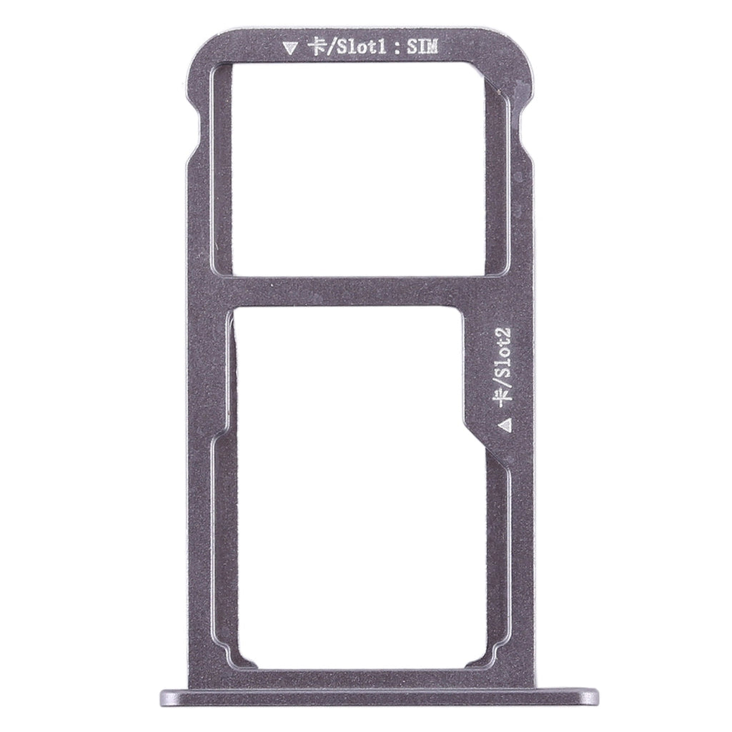 SIM Card Tray + SIM Card Tray / Micro SD Card for Huawei G9 Plus (Grey)
