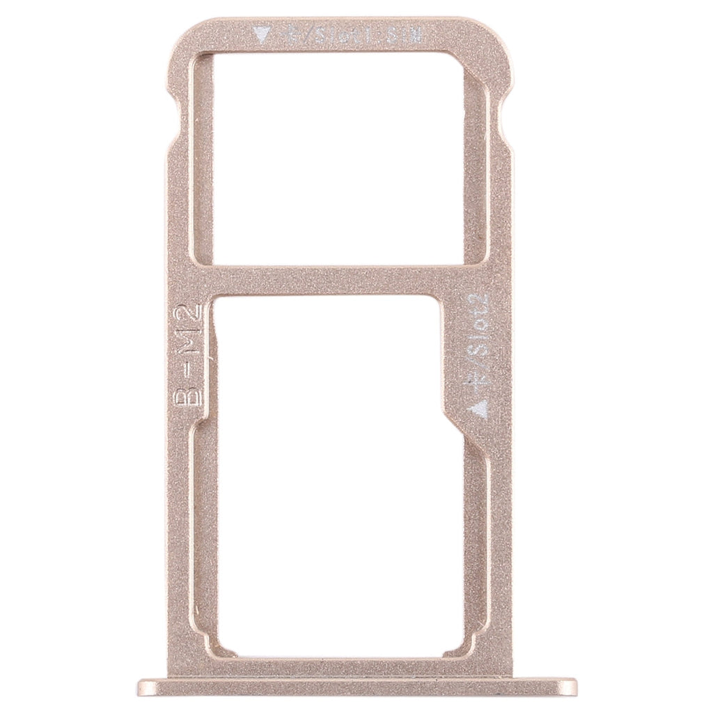 SIM Card Tray + SIM Card Tray / Micro SD Card for Huawei G9 Plus (Gold)