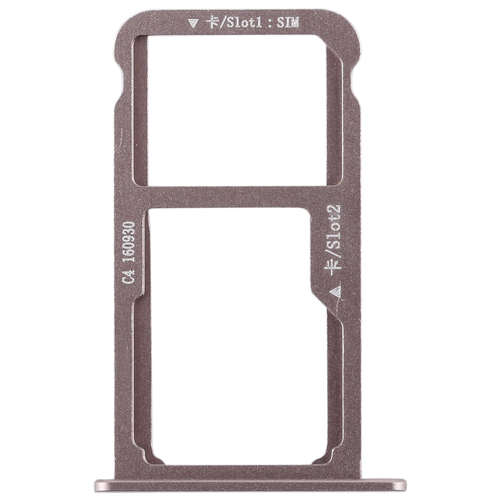 SIM Card Tray + SIM Card Tray / Micro SD Card for Huawei G9 Plus (Mocha Gold)