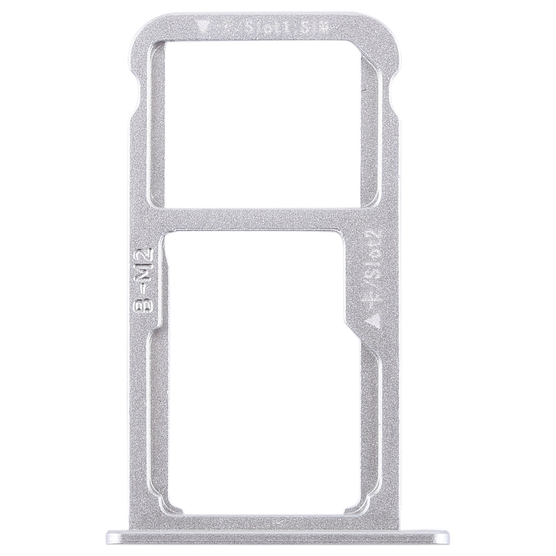 SIM Card Tray + SIM Card Tray / Micro SD Card for Huawei G9 Plus (Silver)