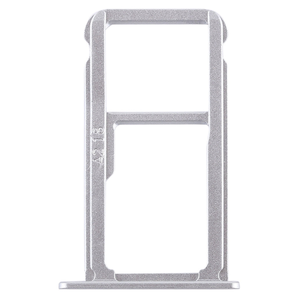 SIM Card Tray + SIM Card Tray / Micro SD Card for Huawei G9 Plus (Silver)