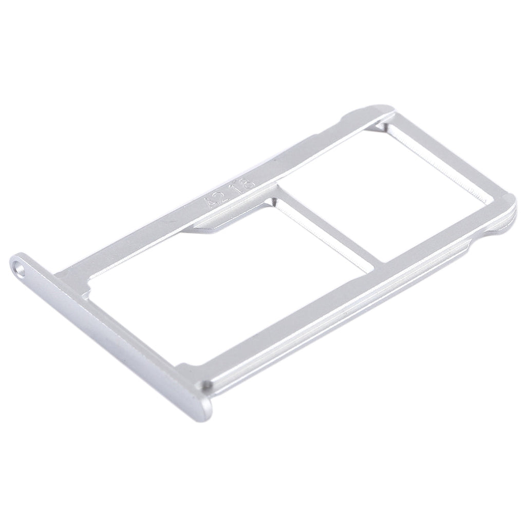 SIM Card Tray + SIM Card Tray / Micro SD Card for Huawei G9 Plus (Silver)