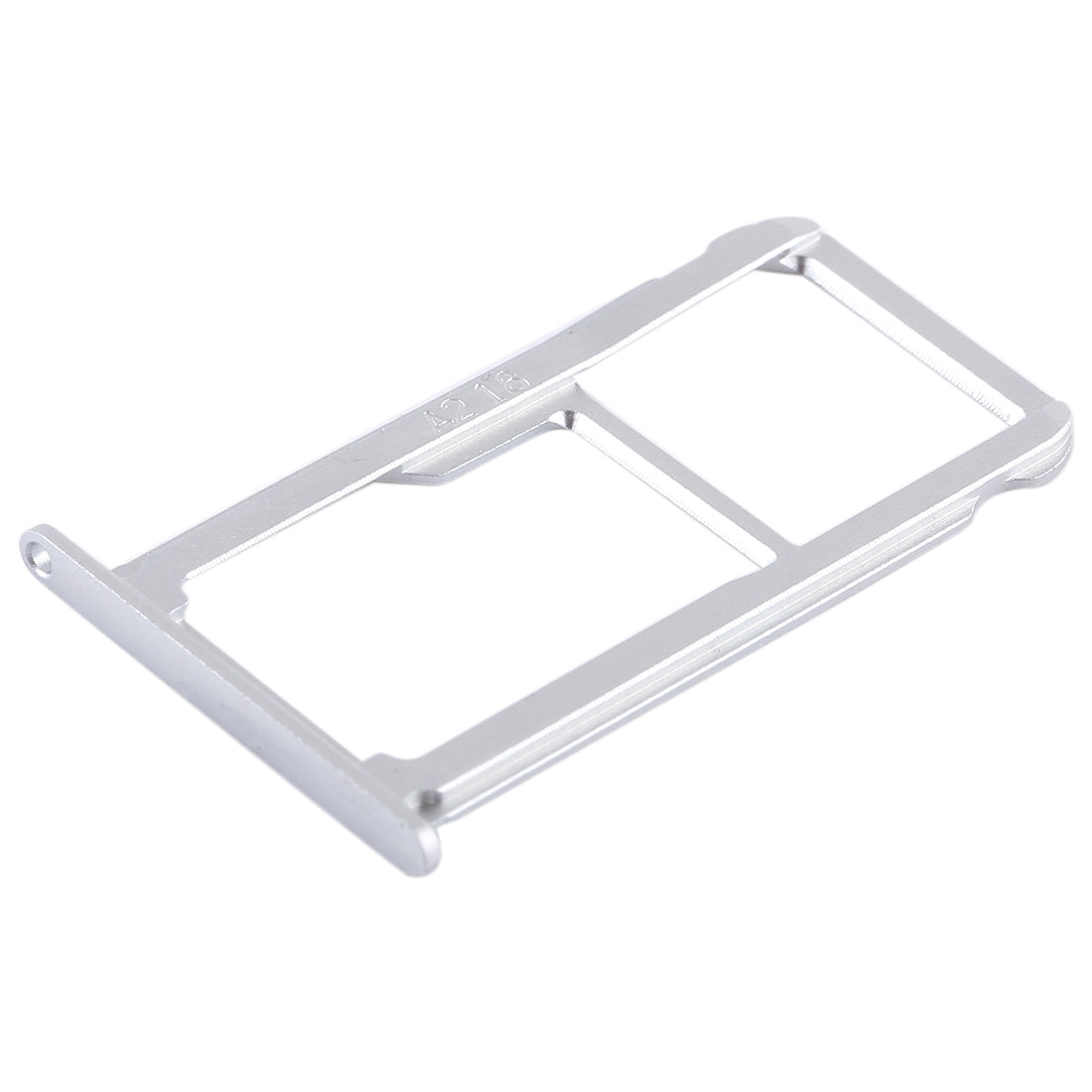 SIM Card Tray + SIM Card Tray / Micro SD Card for Huawei G9 Plus (Silver)