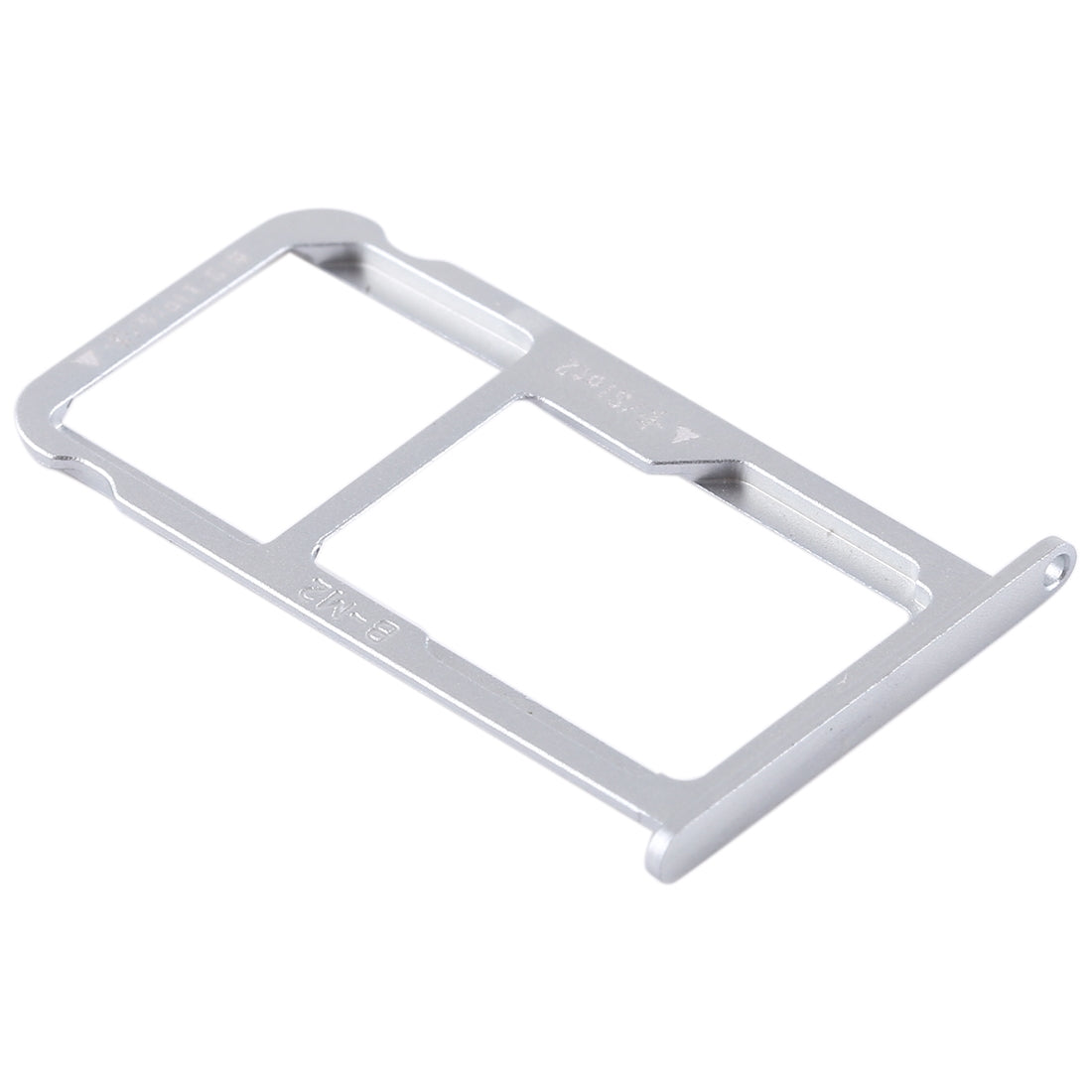 SIM Card Tray + SIM Card Tray / Micro SD Card for Huawei G9 Plus (Silver)