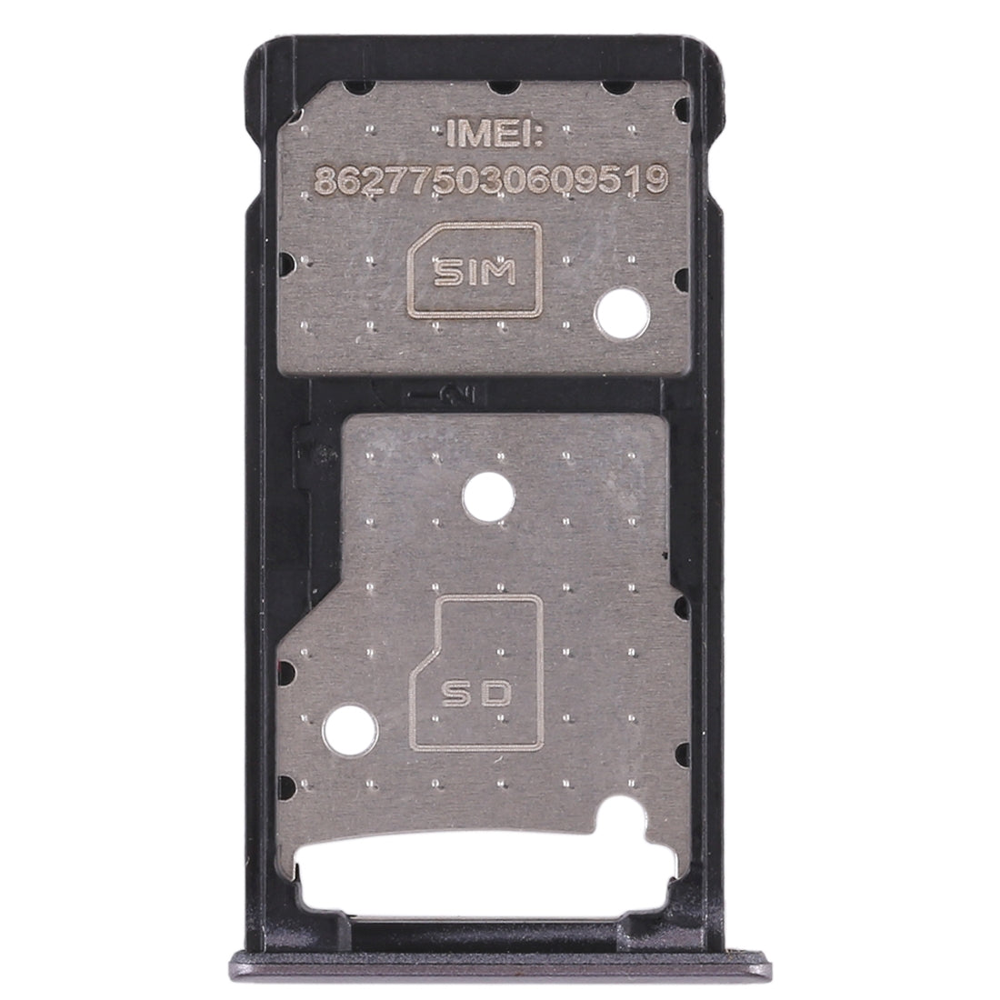 SIM Card Tray + SIM Card Tray / Micro SD Card Tray for Huawei Honor 5c (Grey)