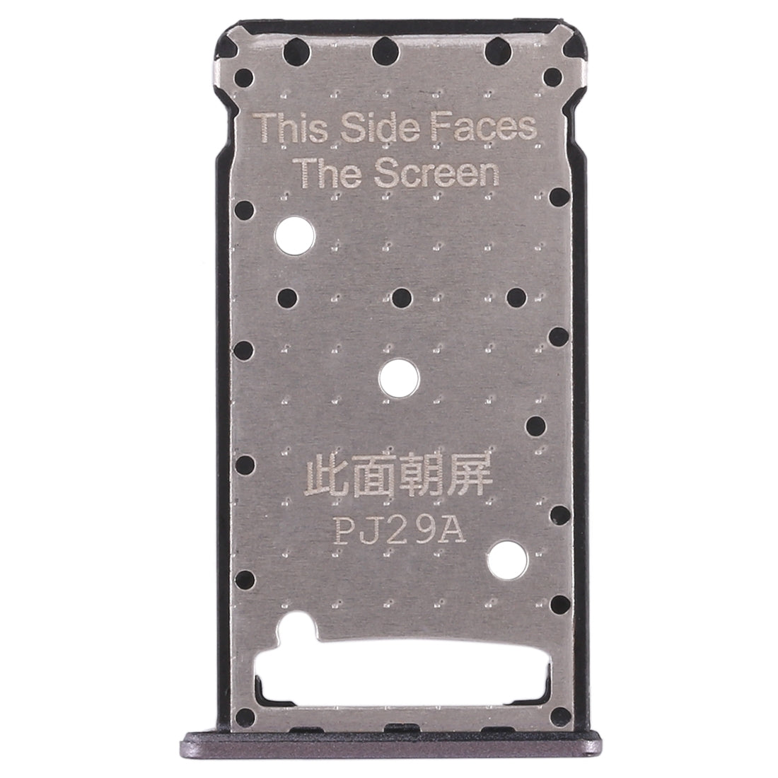 SIM Card Tray + SIM Card Tray / Micro SD Card Tray for Huawei Honor 5c (Grey)