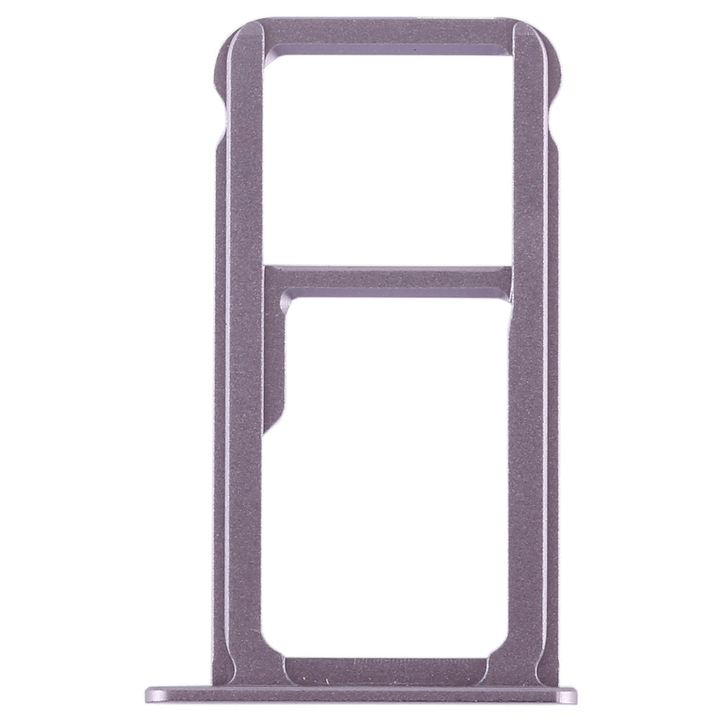 SIM Card Tray + SIM Card Tray / Micro SD Card for Huawei P9 Plus(Grey)