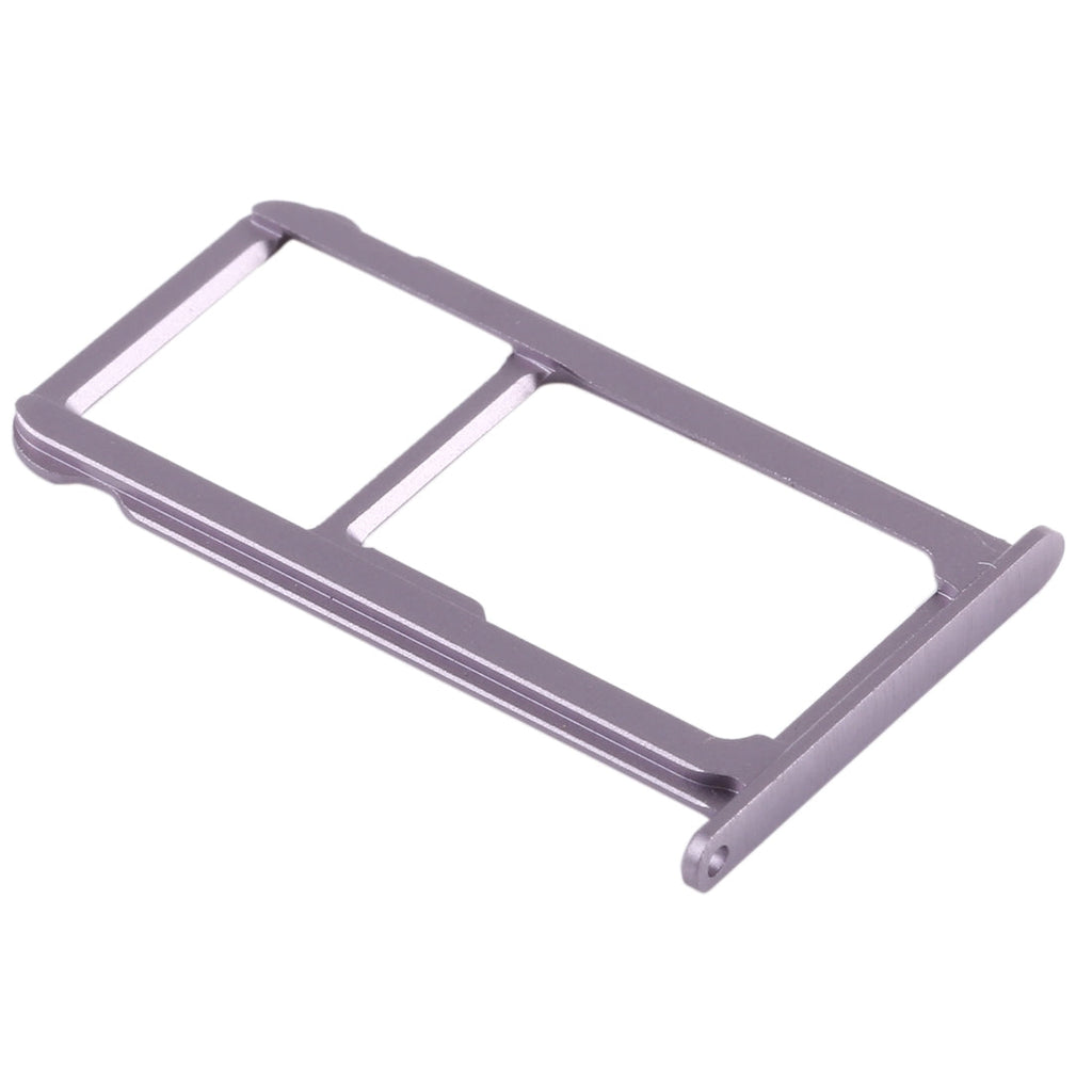 SIM Card Tray + SIM Card Tray / Micro SD Card for Huawei P9 Plus(Grey)