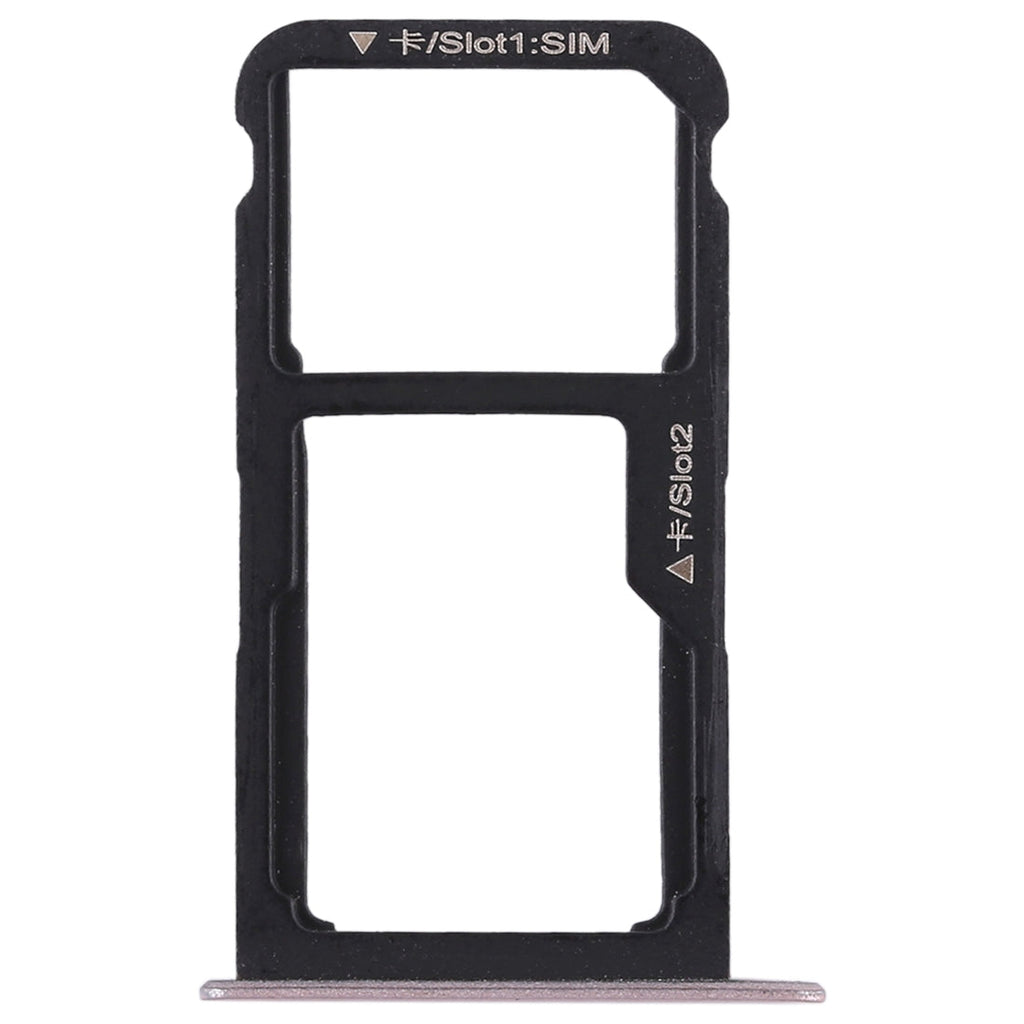 SIM Card Tray + SIM Card Tray / Micro SD Card for Huawei P9 Lite(Pink)