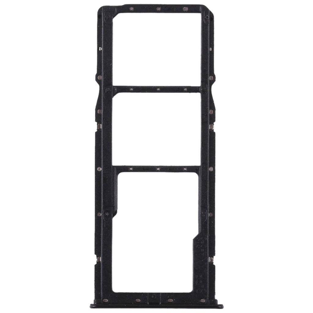 2 SIM Card Tray + Micro SD Card Tray for Huawei Enjoy 8 Plus(Black)