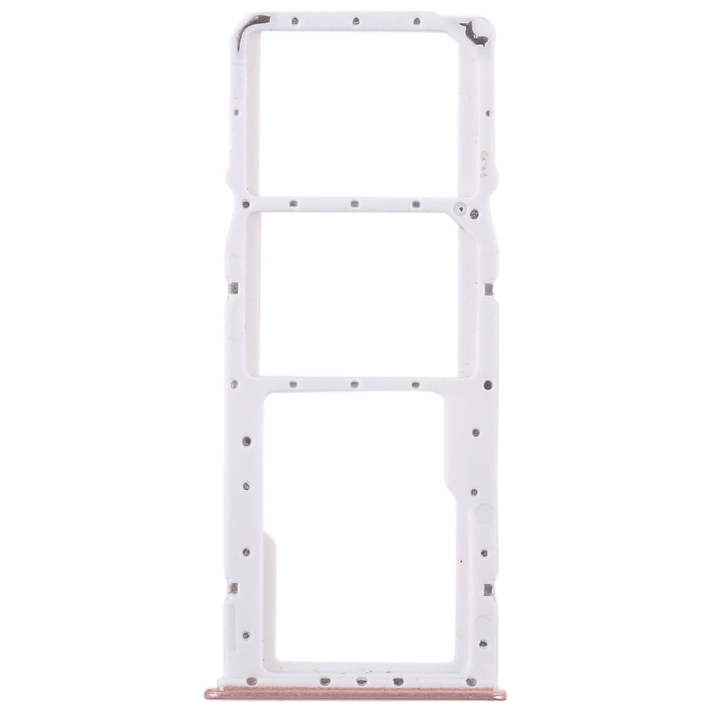 2 SIM Card Tray + Micro SD Card Tray for Huawei Enjoy 8 Plus(Pink)