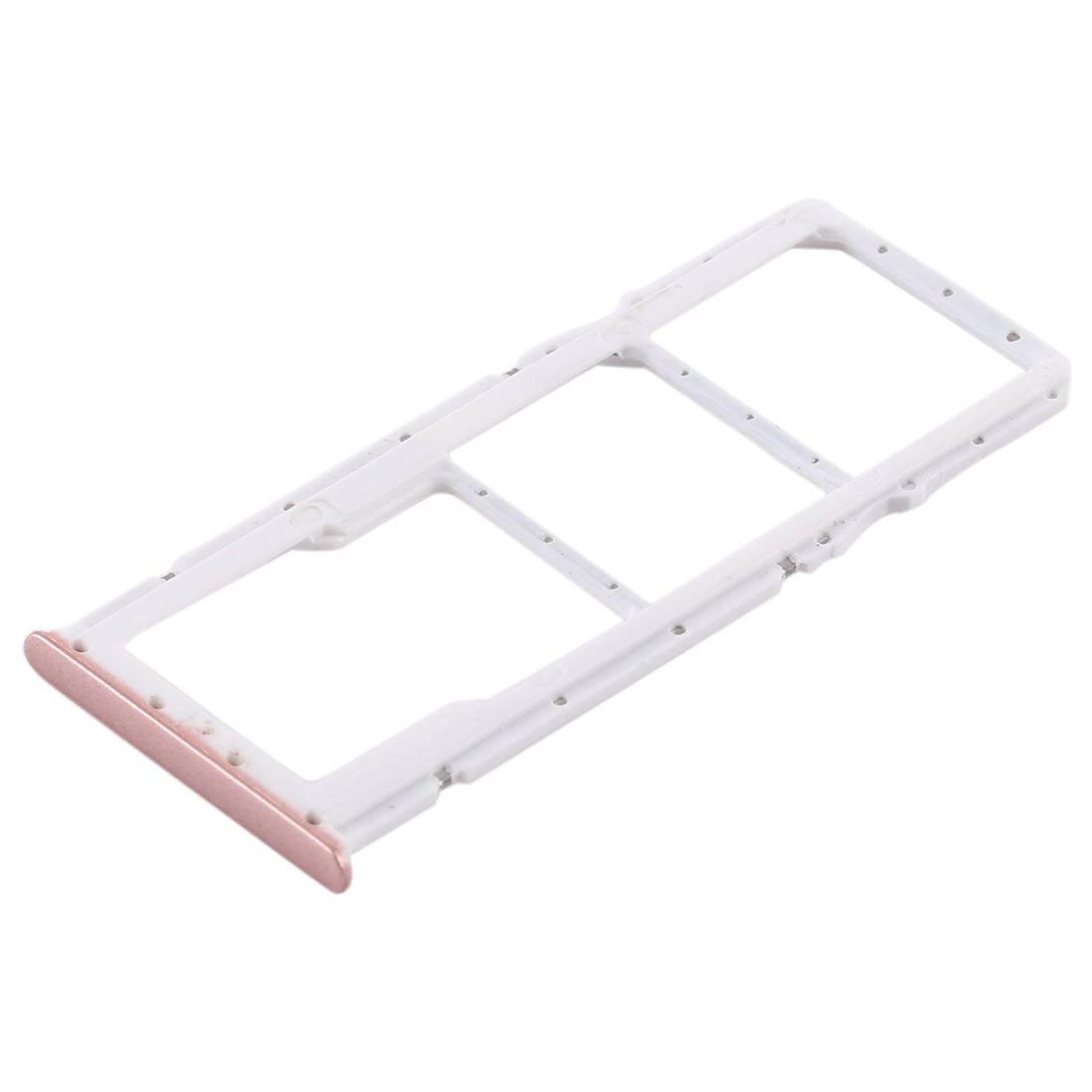 2 SIM Card Tray + Micro SD Card Tray for Huawei Enjoy 8 Plus(Pink)