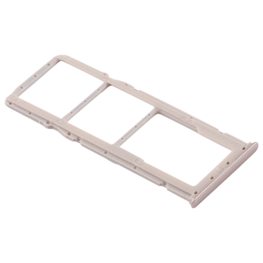 2 SIM Card Tray + Micro SD Card Tray for Huawei Enjoy 8 Plus(Gold)