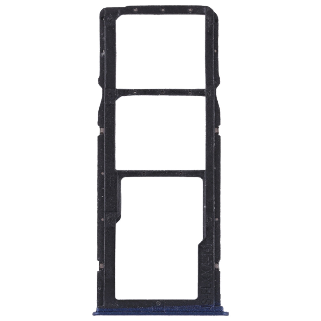 2 SIM Card Tray + Micro SD Card Tray for Huawei Enjoy 8 Plus(Blue)