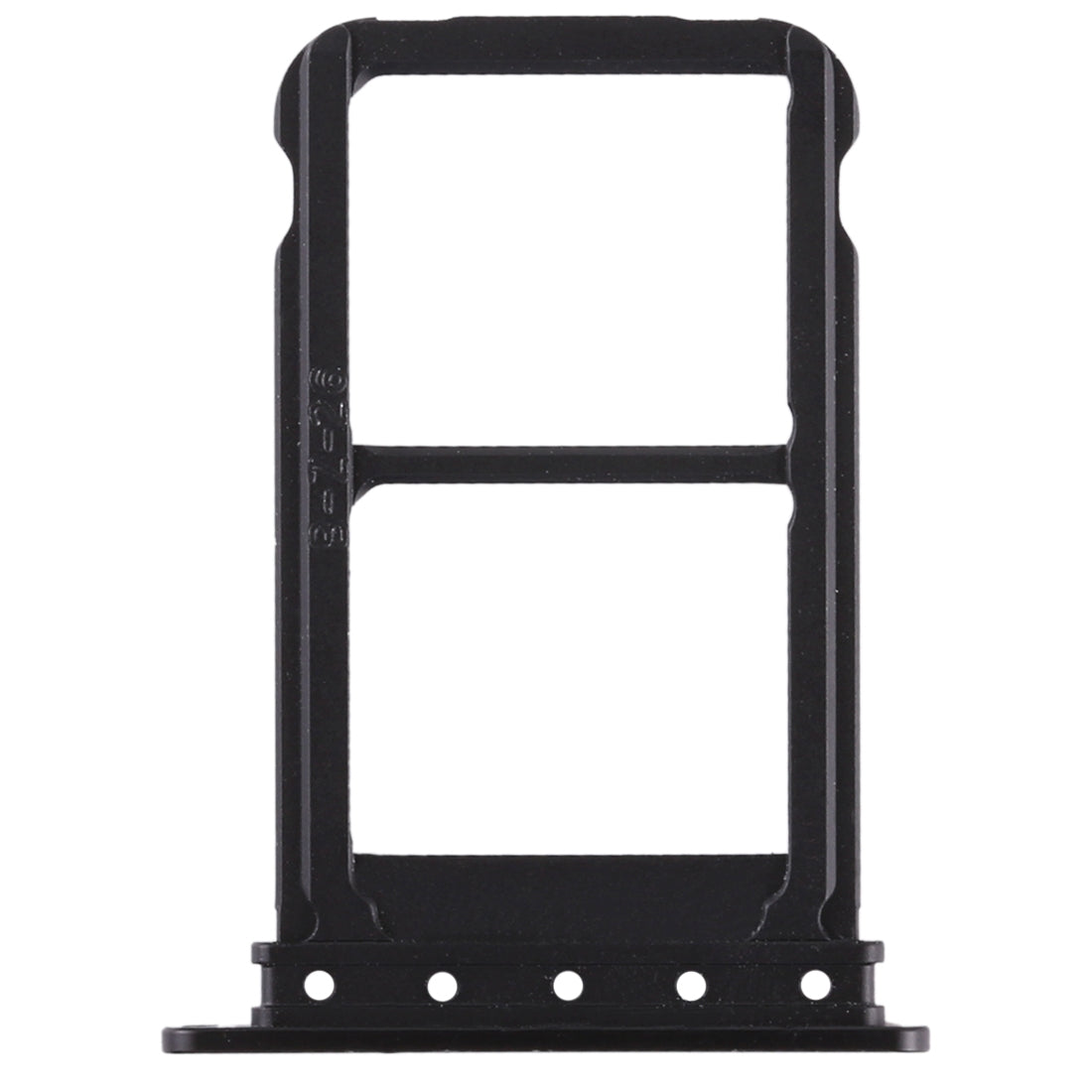 SIM Card Tray + SIM Card Tray for Huawei Mate RS Porsche Design (Black)