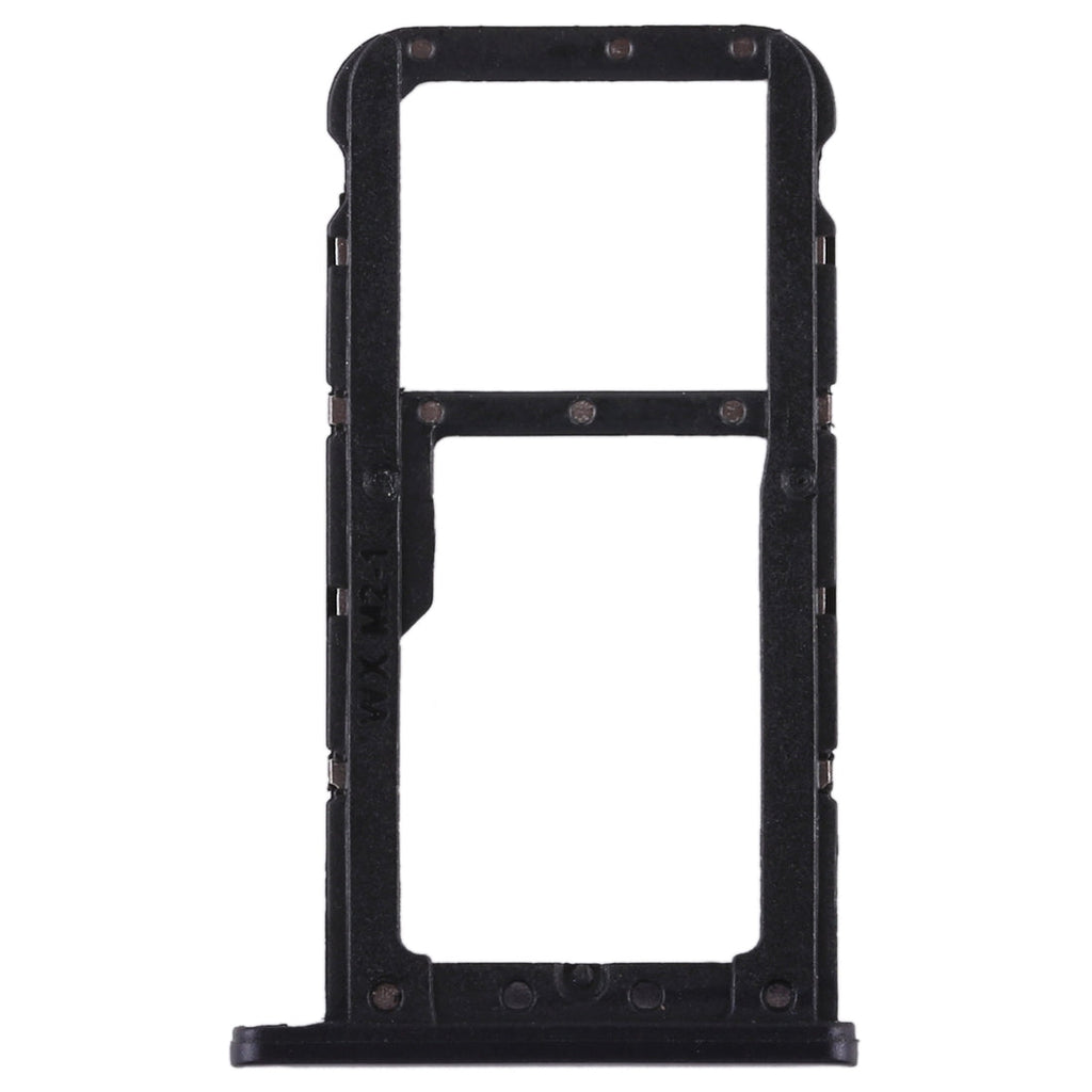 SIM Card Tray + SIM Card Tray / Micro SD Card for Huawei P20 Lite / Nova 3e (Black)