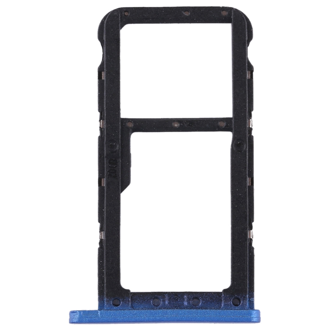 SIM Card Tray + SIM Card Tray / Micro SD Card for Huawei P20 Lite / Nova 3e (Blue)