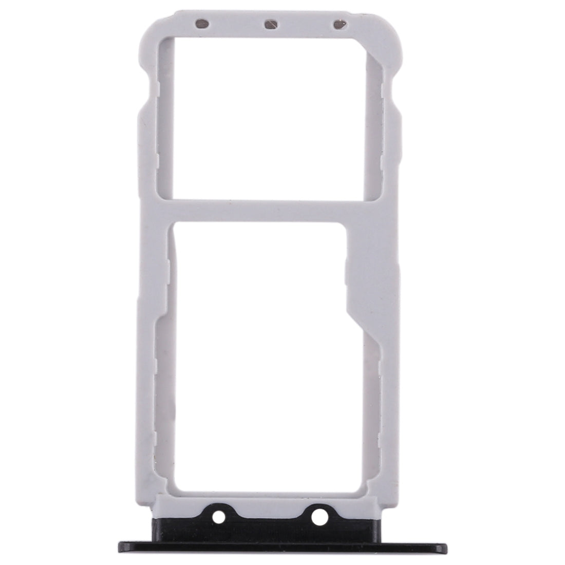 2 SIM Card Tray / Micro SD Card Tray for Huawei Nova 2s(Black)