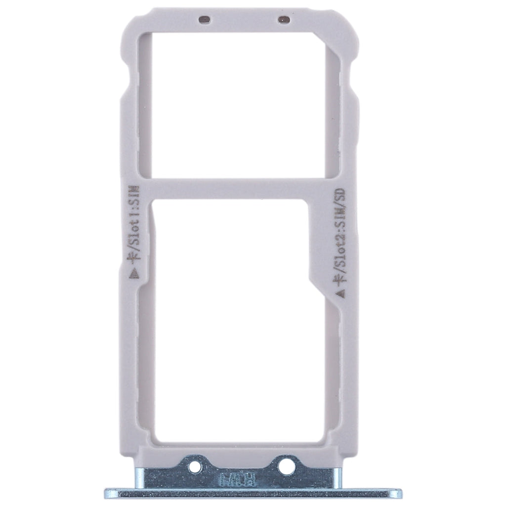 2 SIM Card Tray / Micro SD Card Tray for Huawei Nova 2s(Blue)