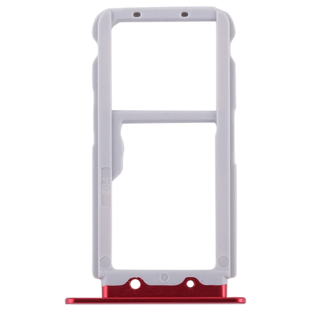 2 SIM Card Tray / Micro SD Card Tray for Huawei Nova 2s(Red)