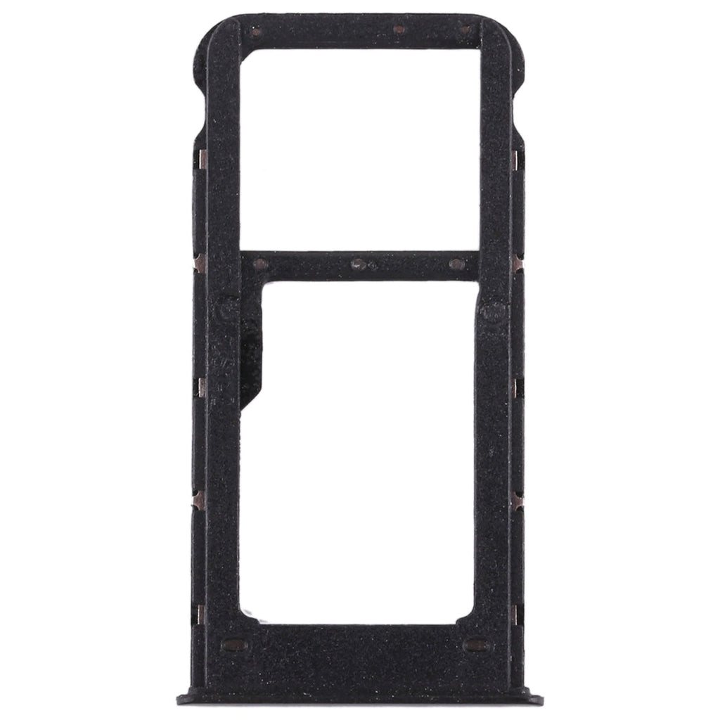 SIM Card Tray + SIM Card Tray / Micro SD Card for Huawei P smart (Enjoy 7S) (Black)