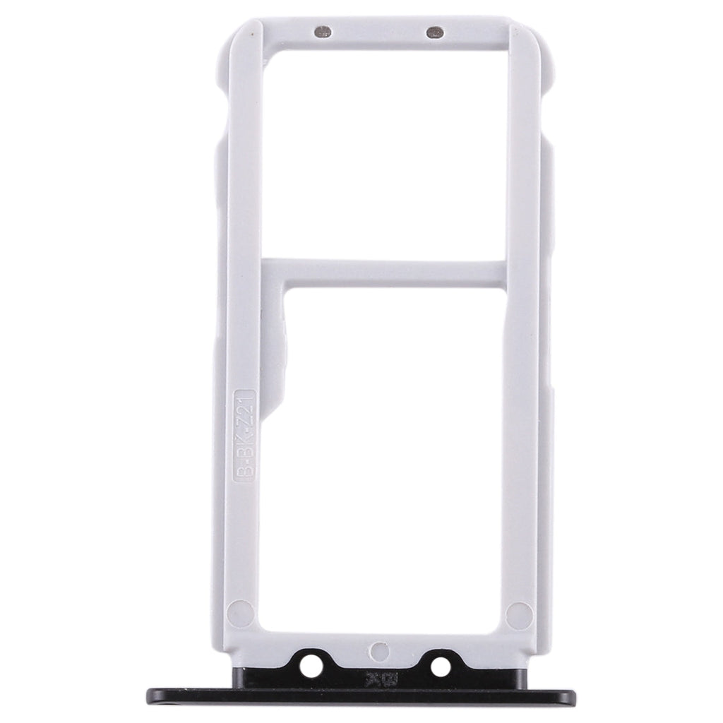 SIM Card Tray + SIM Card Tray / Micro SD Card for Huawei Honor View 10 / V10(Black)