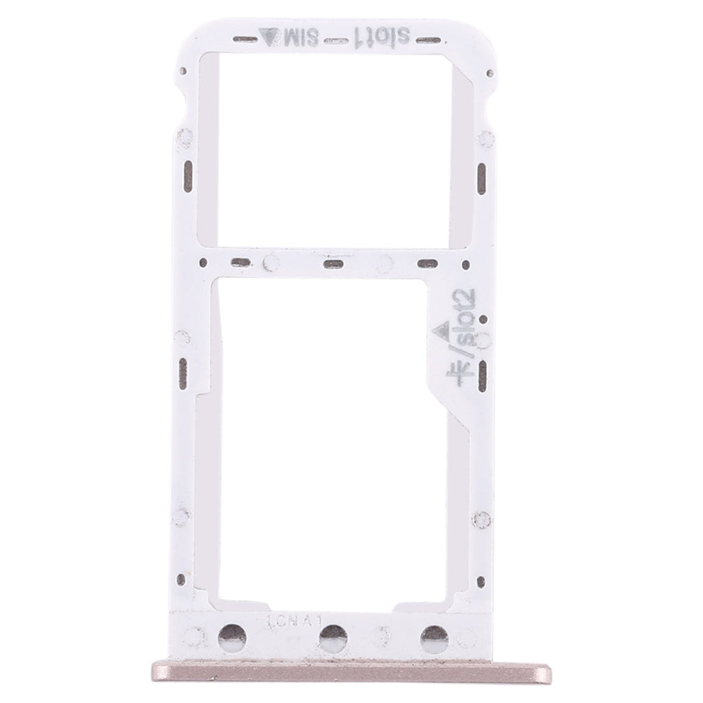 SIM Card Tray + SIM Card Tray / Micro SD Card for Huawei Enjoy 7 (Gold)
