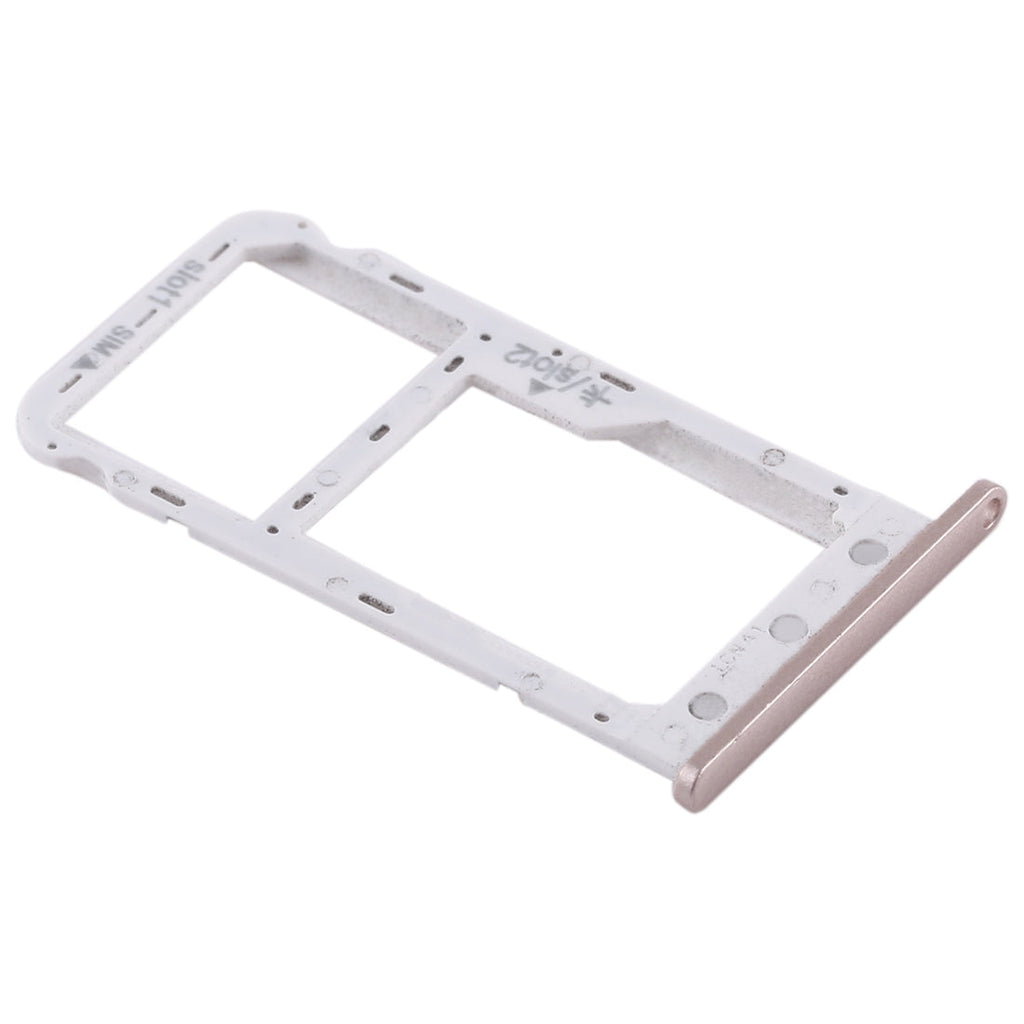 SIM Card Tray + SIM Card Tray / Micro SD Card for Huawei Enjoy 7 (Gold)