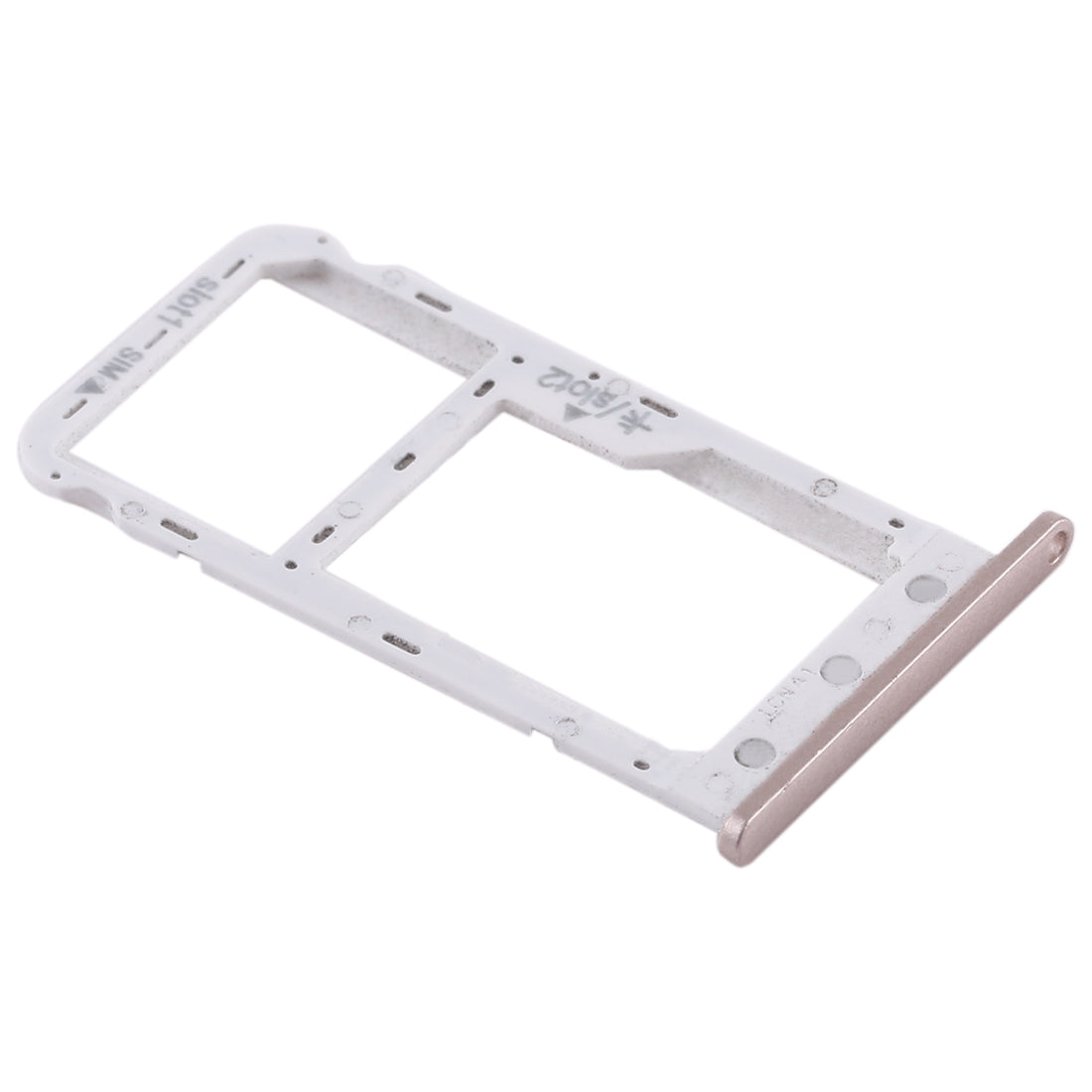 SIM Card Tray + SIM Card Tray / Micro SD Card for Huawei Enjoy 7 (Gold)