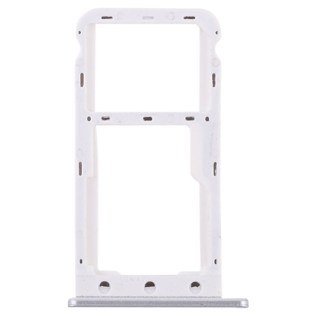 SIM Card Tray + SIM Card Tray / Micro SD Card for Huawei Enjoy 7 (Silver)