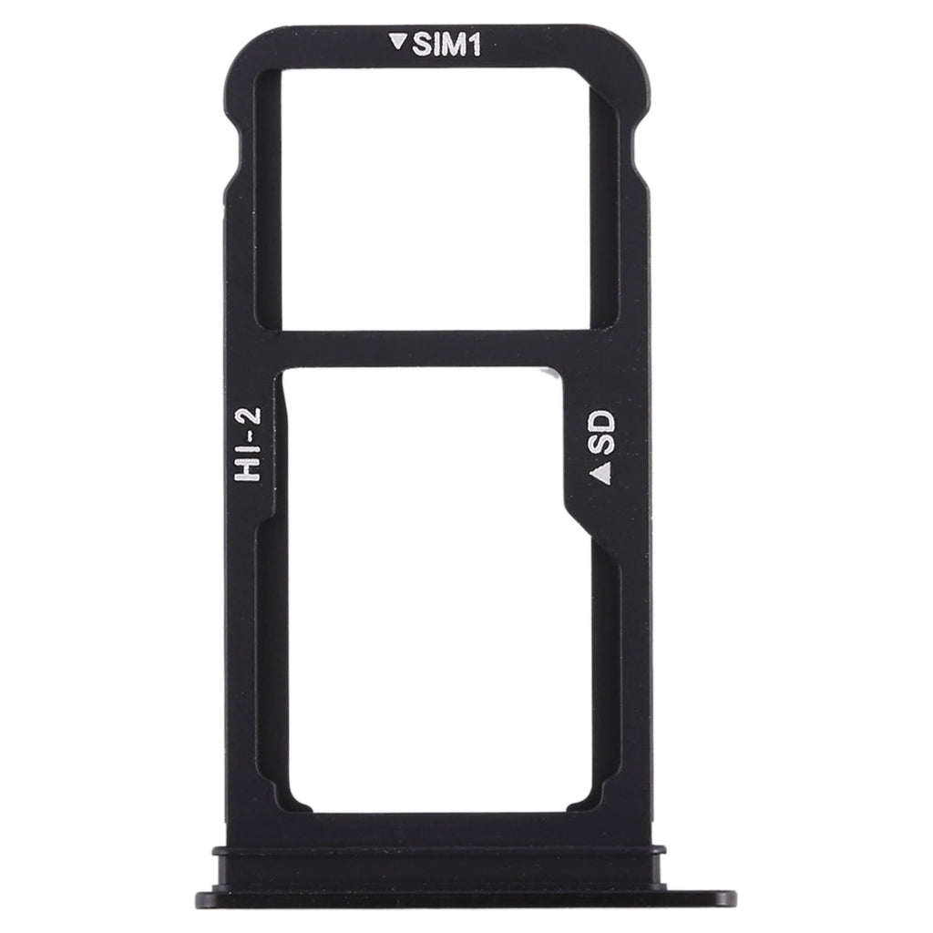 SIM Card Tray + SIM Card Tray / Micro SD Card for Huawei Mate 10 (Black)