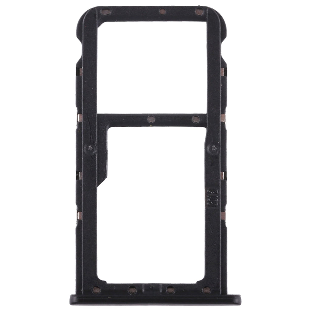 SIM Card Tray + SIM Card Tray / Micro SD Card for Huawei Maimang 6(Black)