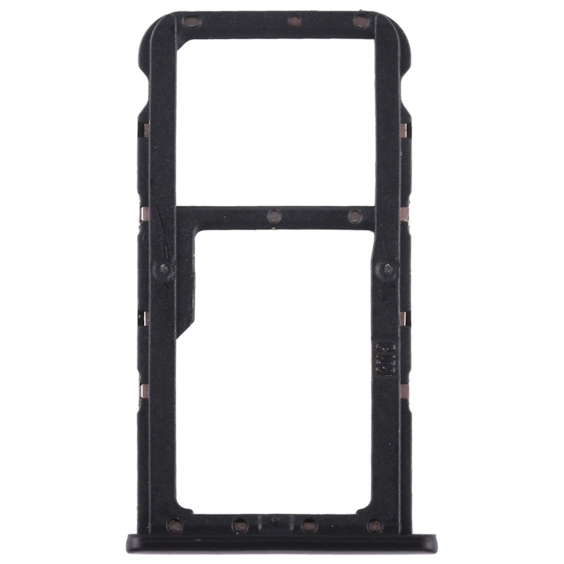SIM Card Tray + SIM Card Tray / Micro SD Card for Huawei Maimang 6(Black)