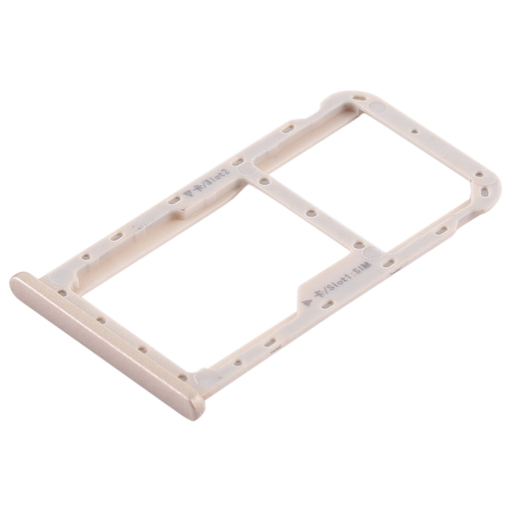 SIM Card Tray + SIM Card Tray / Micro SD Card for Huawei Maimang 6(Gold)