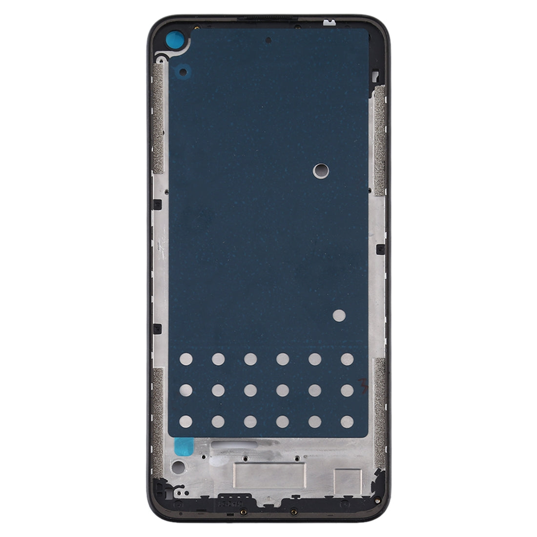Middle Frame Bezel Plate for LG Q61 (Black)