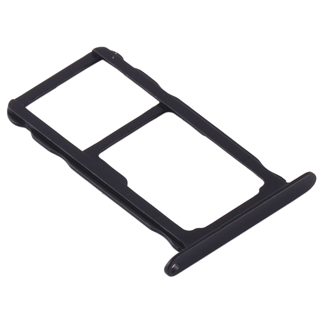 Original SIM Card Tray + SIM Card Tray / Micro SD Card Tray for Nokia X71 / TA-1172 TA-1167 TA-1188(Black)