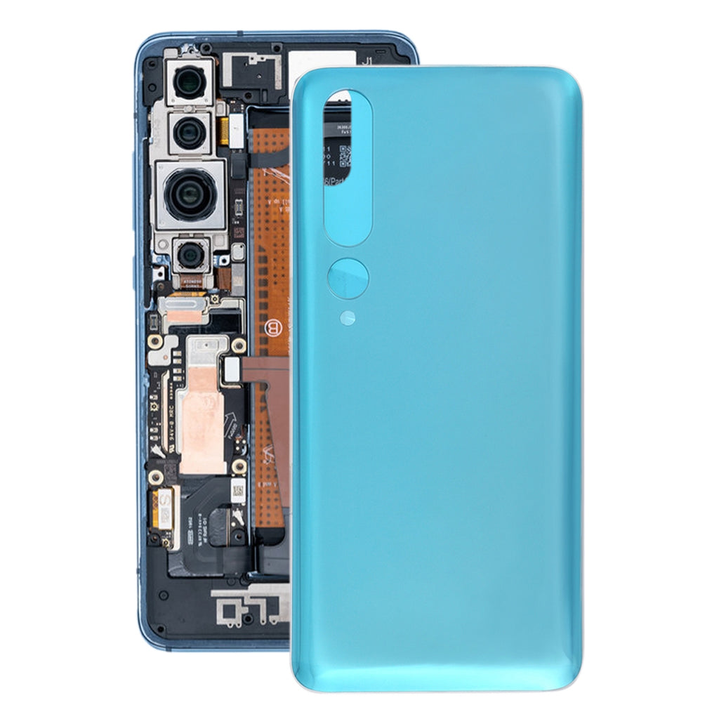 Glass Material Battery Back Cover for Xiaomi Mi 10 5G(Green)