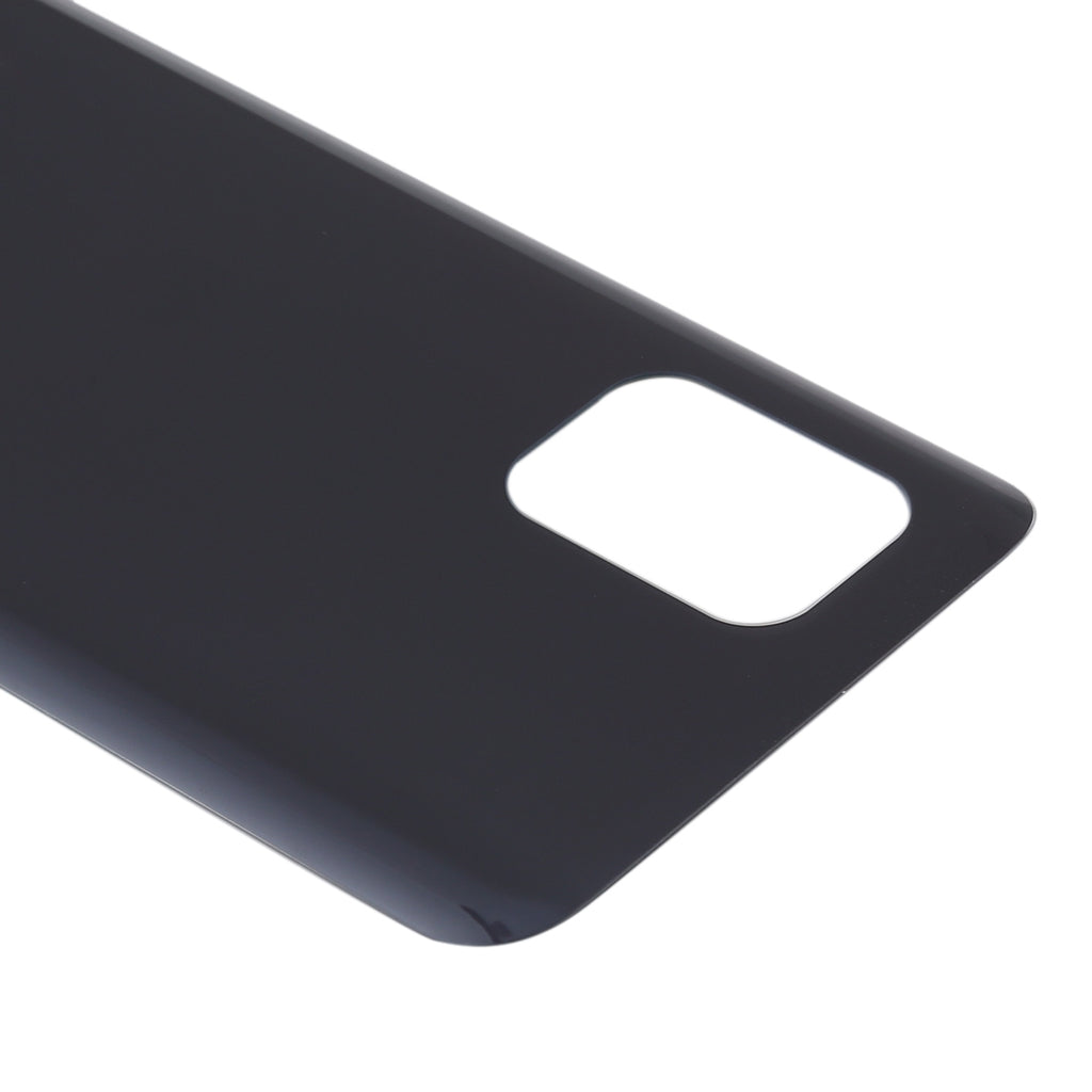 Glass Material Battery Back Cover for Xiaomi Mi 10 Lite 5G/Mi 10 Youth 5G(Black)