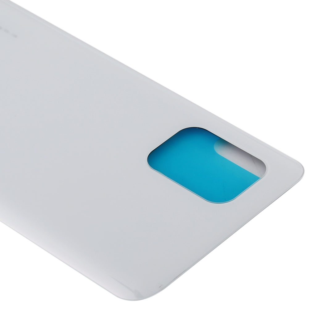 Glass Material Battery Back Cover for Xiaomi Mi 10 Lite 5G/Mi 10 Youth 5G(White)
