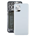 Glass Material Battery Back Cover for Xiaomi Mi 10 Lite 5G/Mi 10 Youth 5G(White)