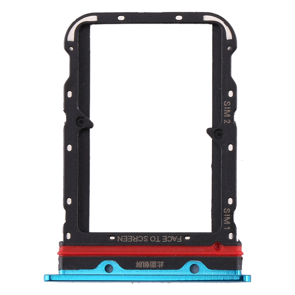 SIM Card Tray + SIM Card Tray for Xiaomi Mi 10(Blue)