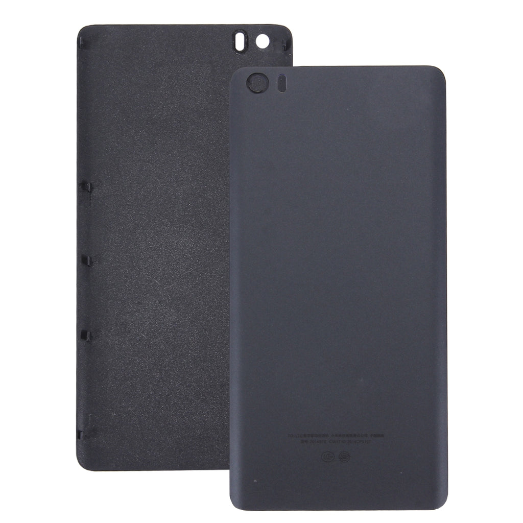 For Xiaomi Mi Note Plastic Battery Back Cover(Black)