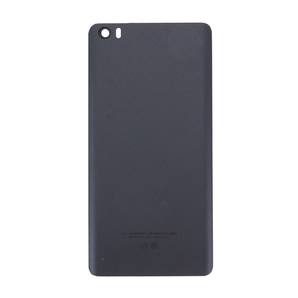 For Xiaomi Mi Note Plastic Battery Back Cover(Black)