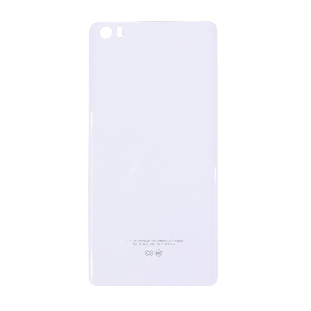 For Xiaomi Mi Note Plastic Battery Back Cover(White)