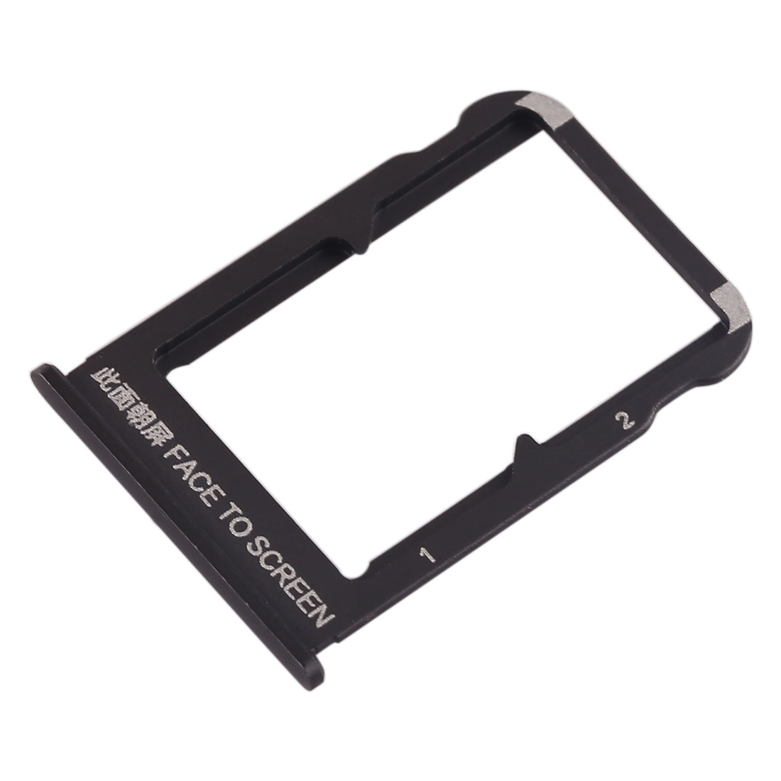 SIM Card Tray + SIM Card Tray for Xiaomi Mi Mix 3 (Black)