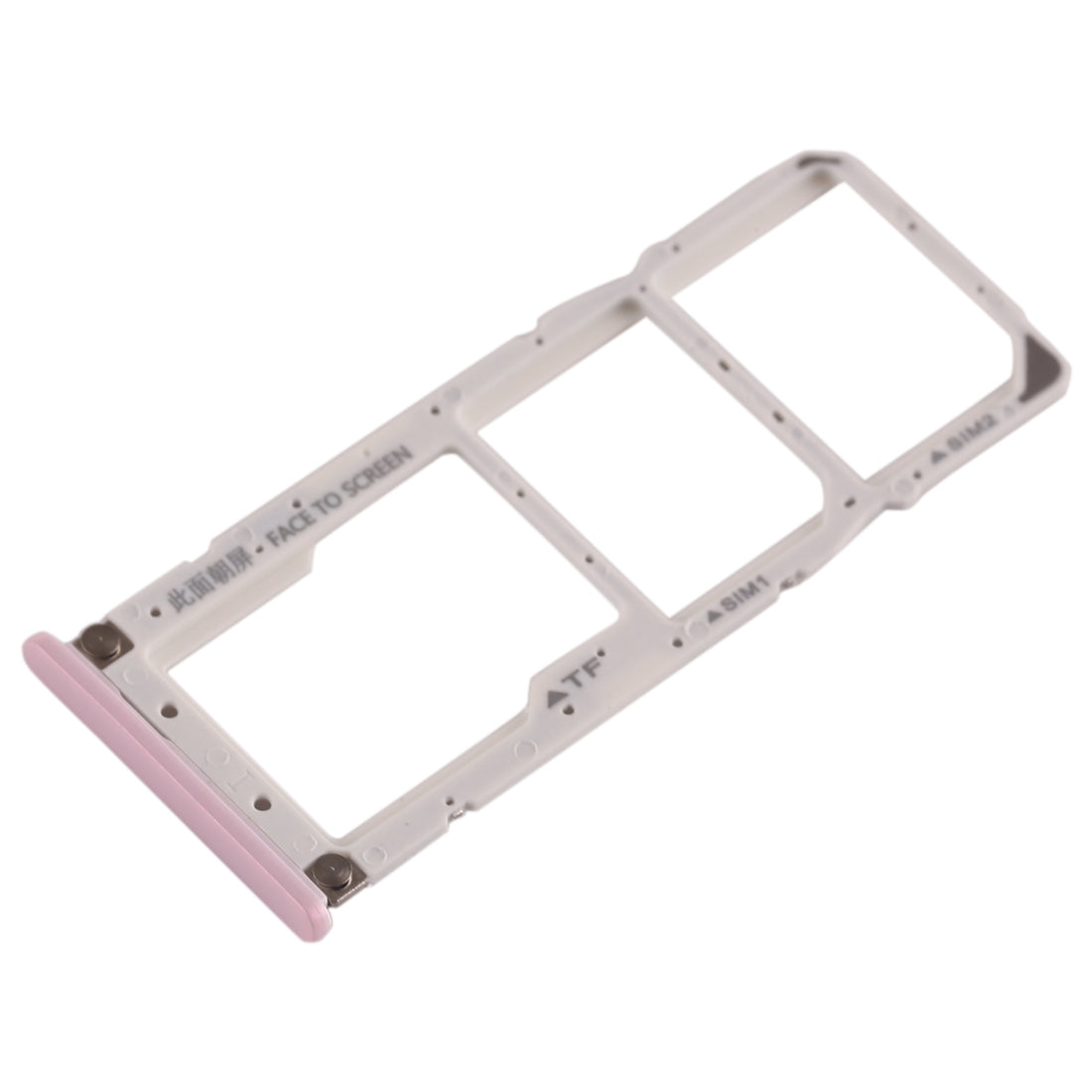 SIM Card Tray + SIM Card Tray + Micro SD Card Tray for Xiaomi Mi Play(Pink)